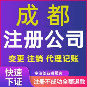 办理注册成都公司(成都注册公司代理公司)